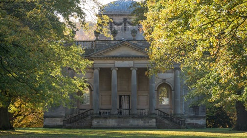 Gibside Chapel in autumn
